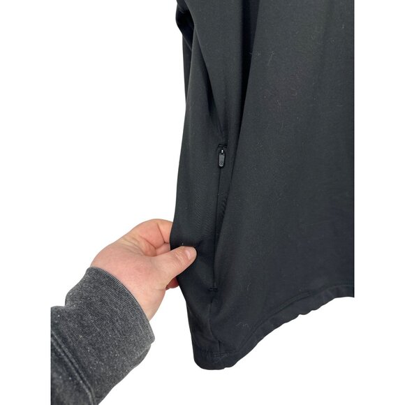 Sweaty Betty Long Sleeve Turtleneck Top W/ Thumbholes & Side Zipper Pockets Sz L - Picture 4 of 10